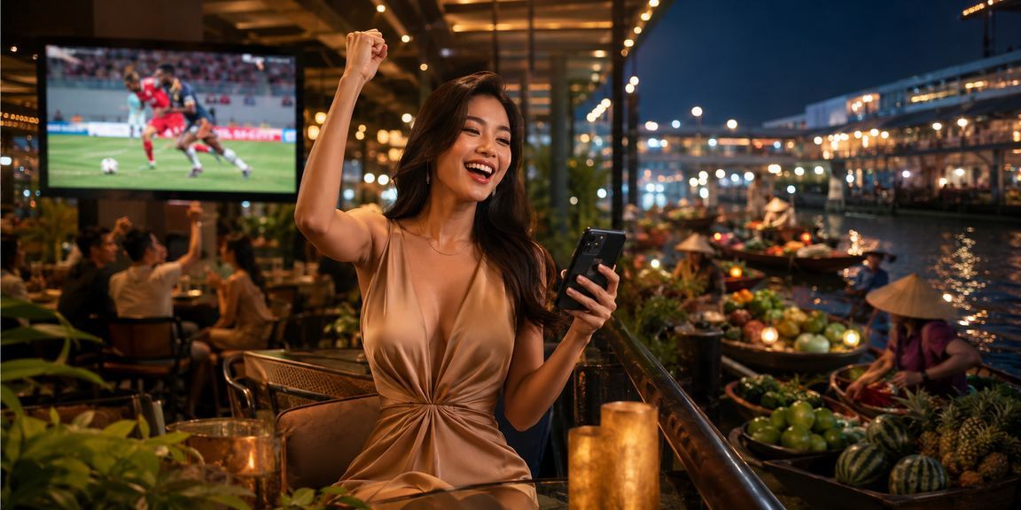 Người dùng Việt Nam chơi casino trên điện thoại di động tại vùng sông nước